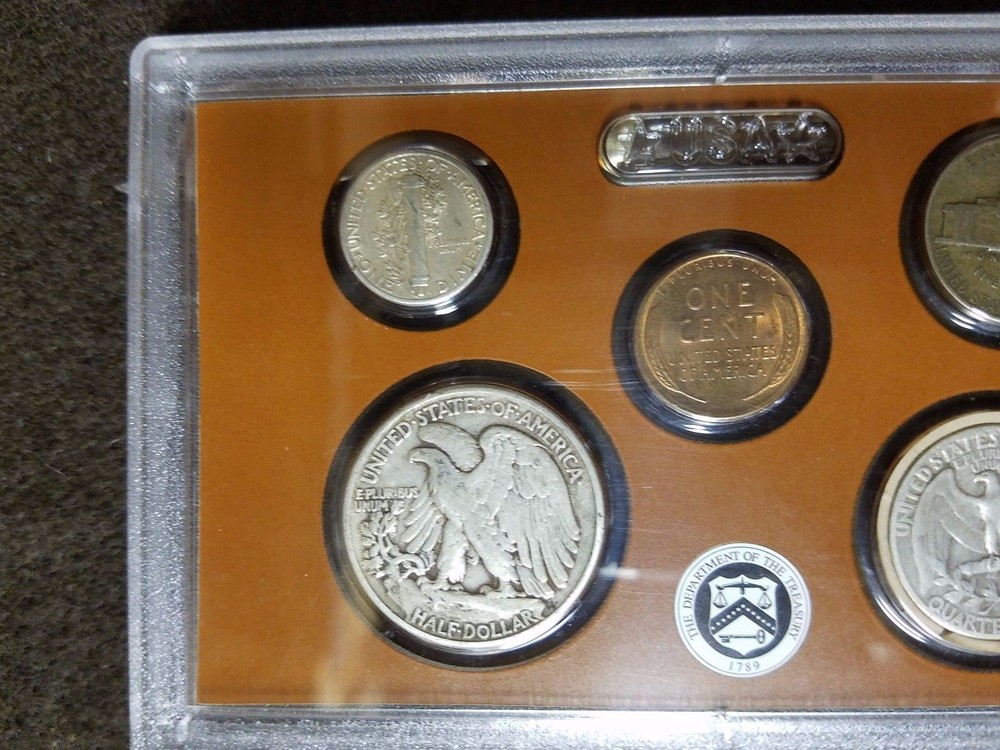1945 Silver Birth Year Set-90% Silver; Half ,Qtr.and Dime.