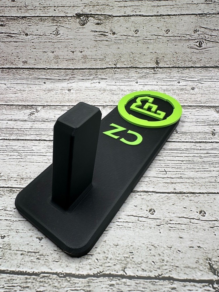 Universal Display Stand for CZ Double‑Stack Pistols – Made in Texas