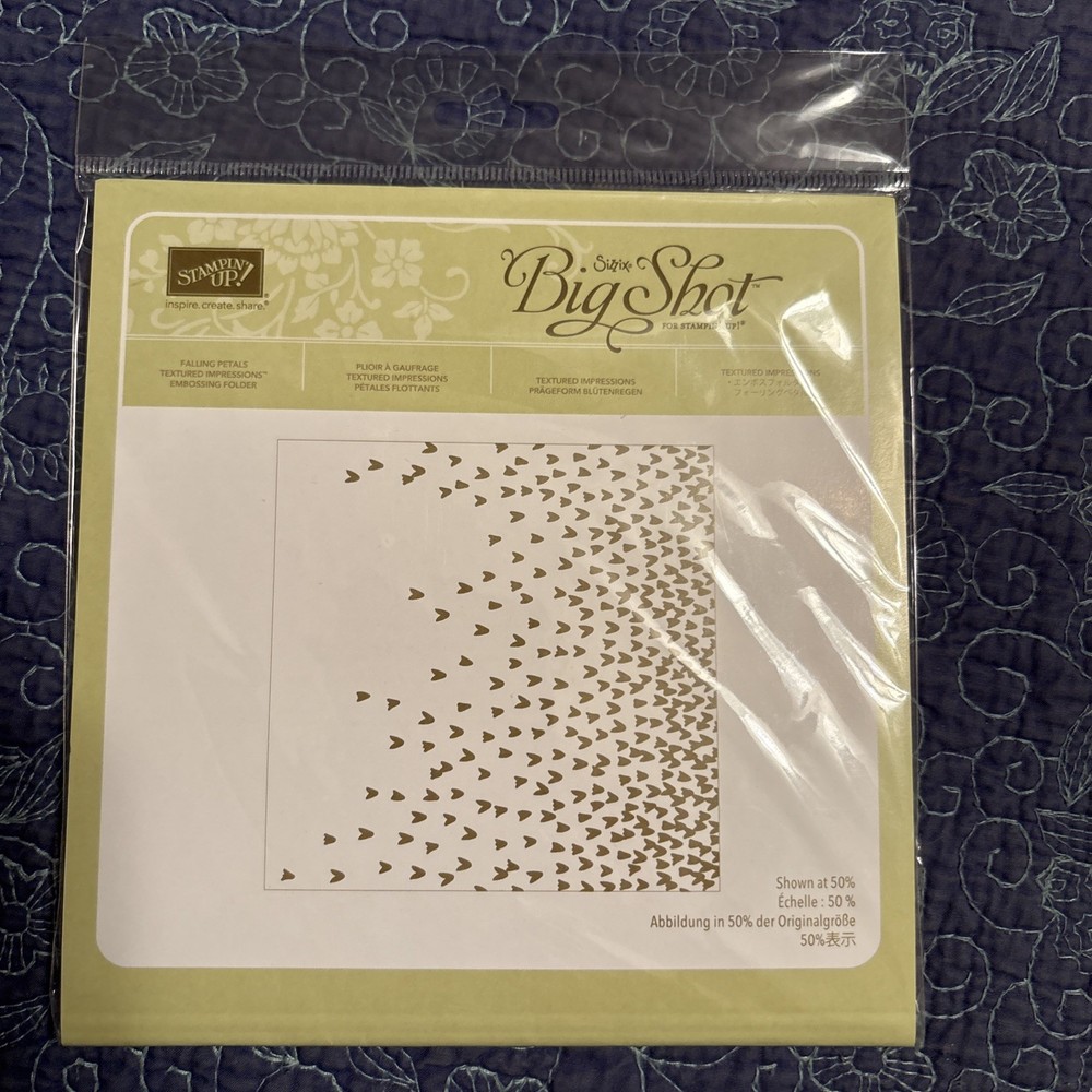 Stampin'Up! Falling Petals Textured Impressions Embossing Folder