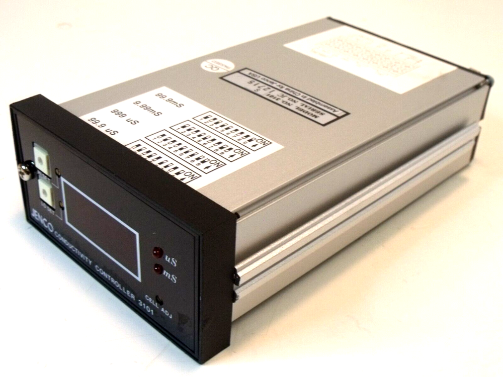 NIB Jenco Model 3101 S Conductivity Controller: 0 to 200 mS/cm Range