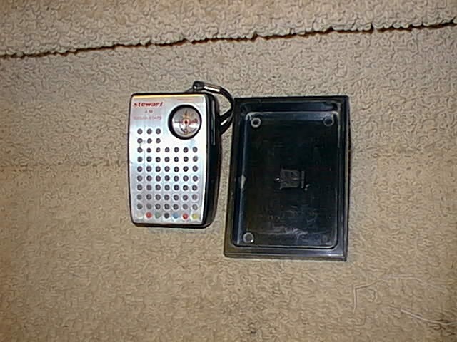 Vintage Stewart Solid State Transistor AM Radio Working