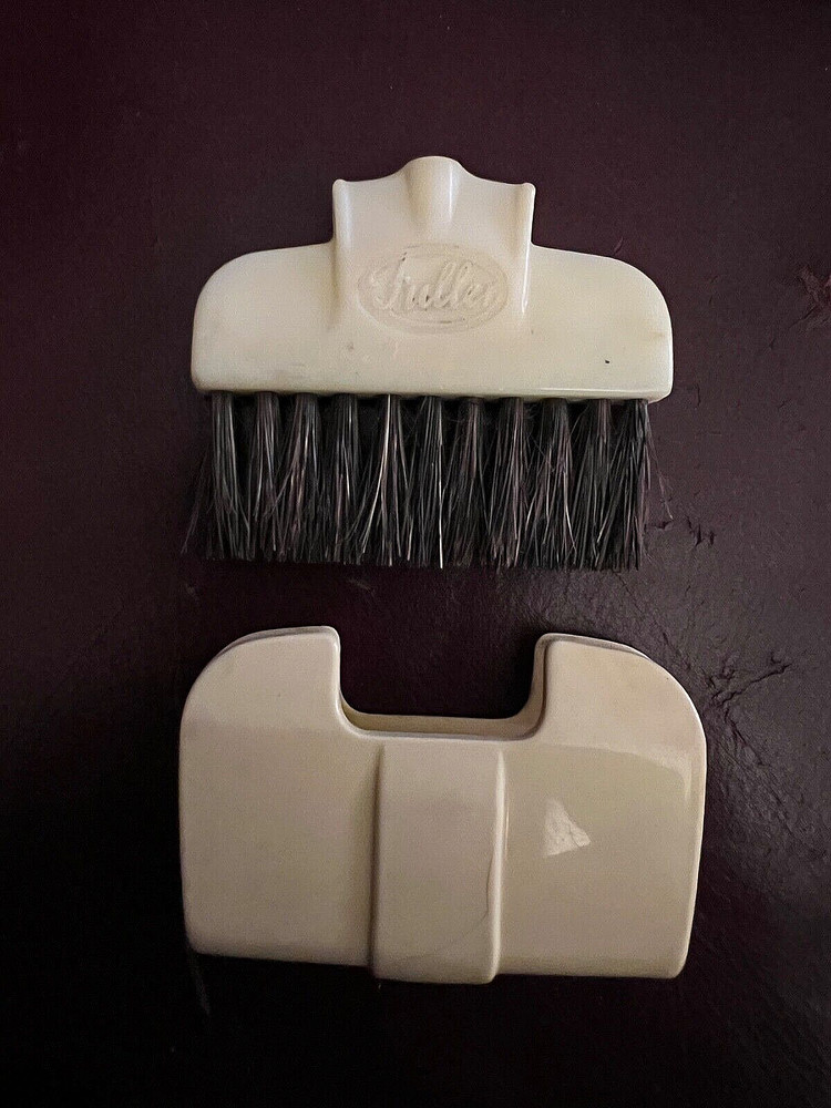 Vintage Celluloid Case Covered Brush