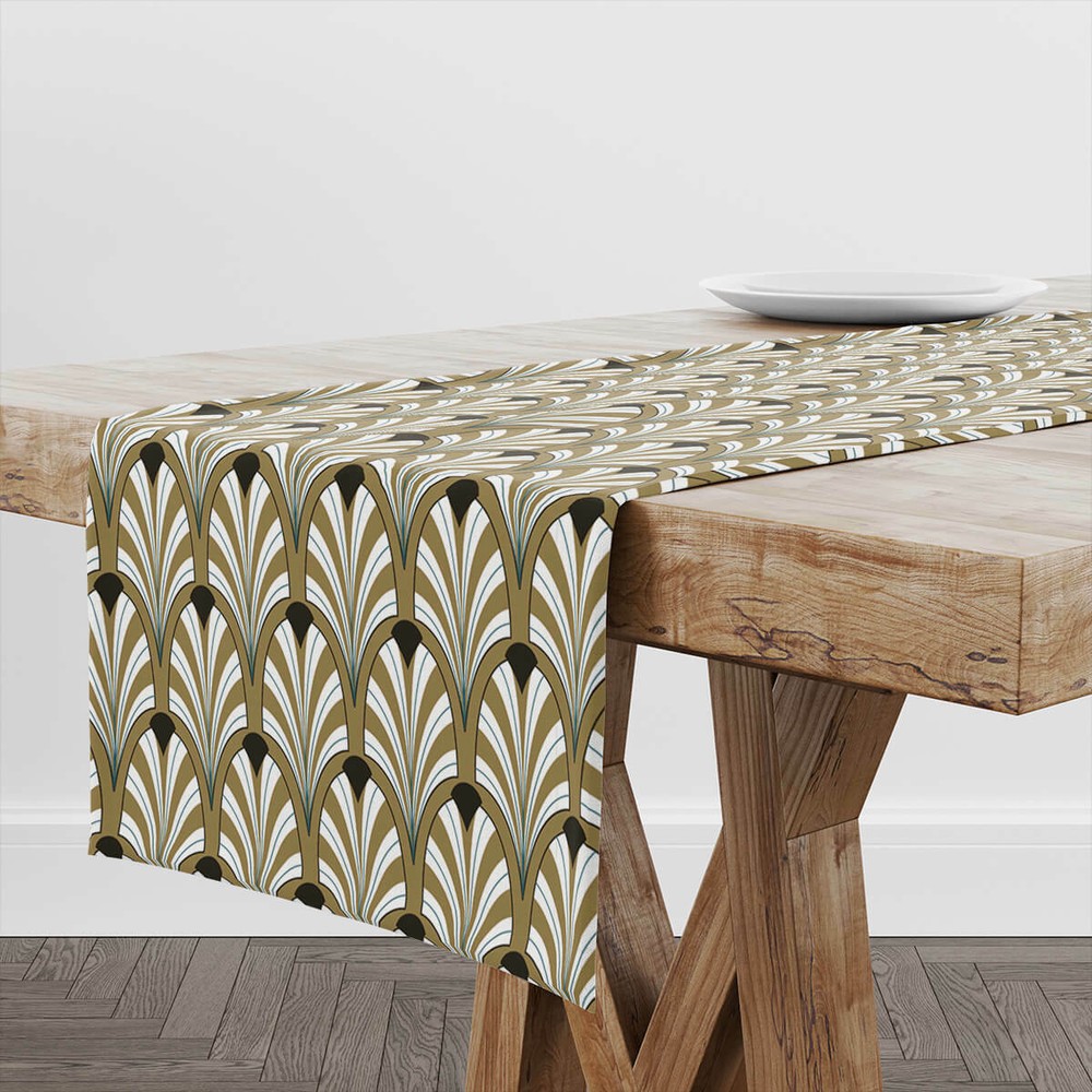 Table Runner Golden Age | Unique Design Table Decor | Made in EU
