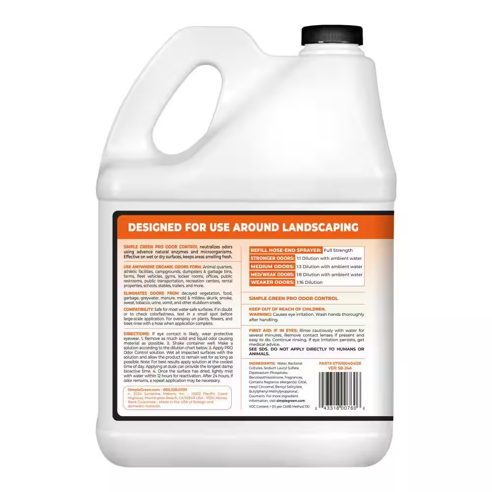 128 Oz. Pro Odor Control Odor Eliminator