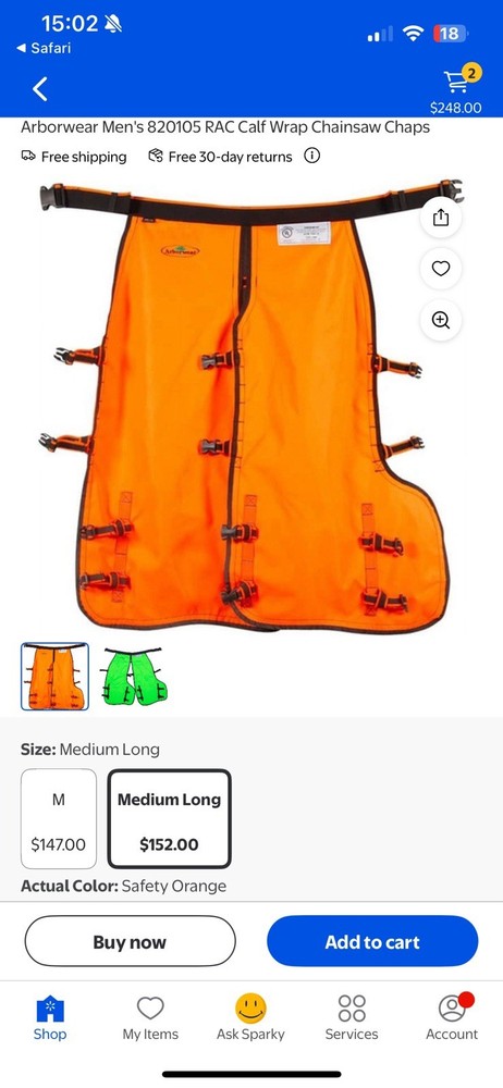 Arborwear Chainsaw Protective Chaps