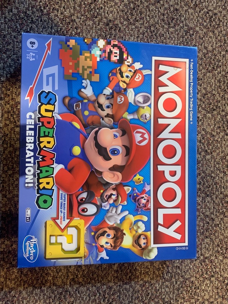 *** SUPER MARIO CELEBRATION *** MONOPOLY GAME ~ HASBRO 2020 Complete