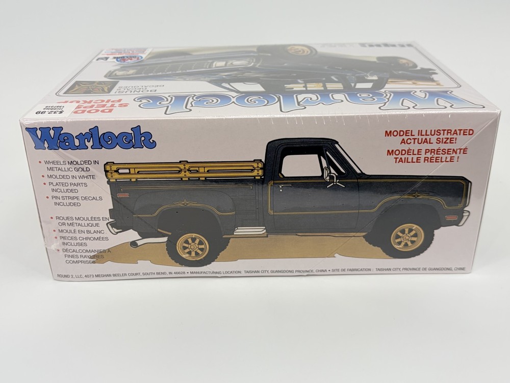MPC Warlock 1977 Dodge Stepside Pickup Model Kit *Sealed* 1:25 Scale