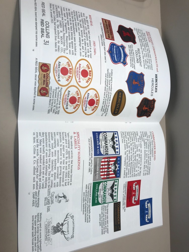 COLLINS & CO AXE MANFUF. CO.AXE BOOKLET