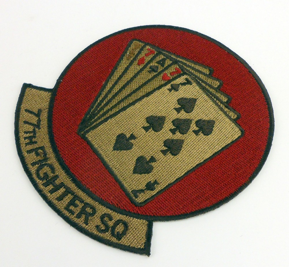 US Air Force 77th Fighter Squadron Patch