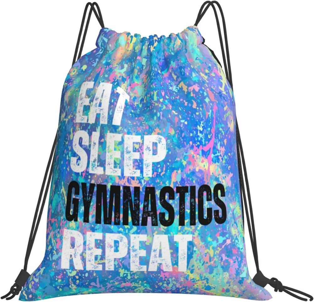 Eat Sleep Gymnastics Repeat Drawstring One Size,