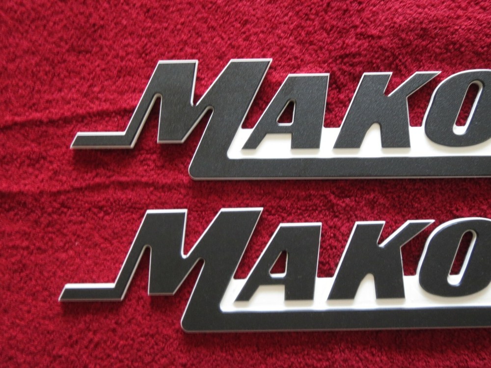 Mako Boat Emblems / Badges (Large) 3" High - SINGLE