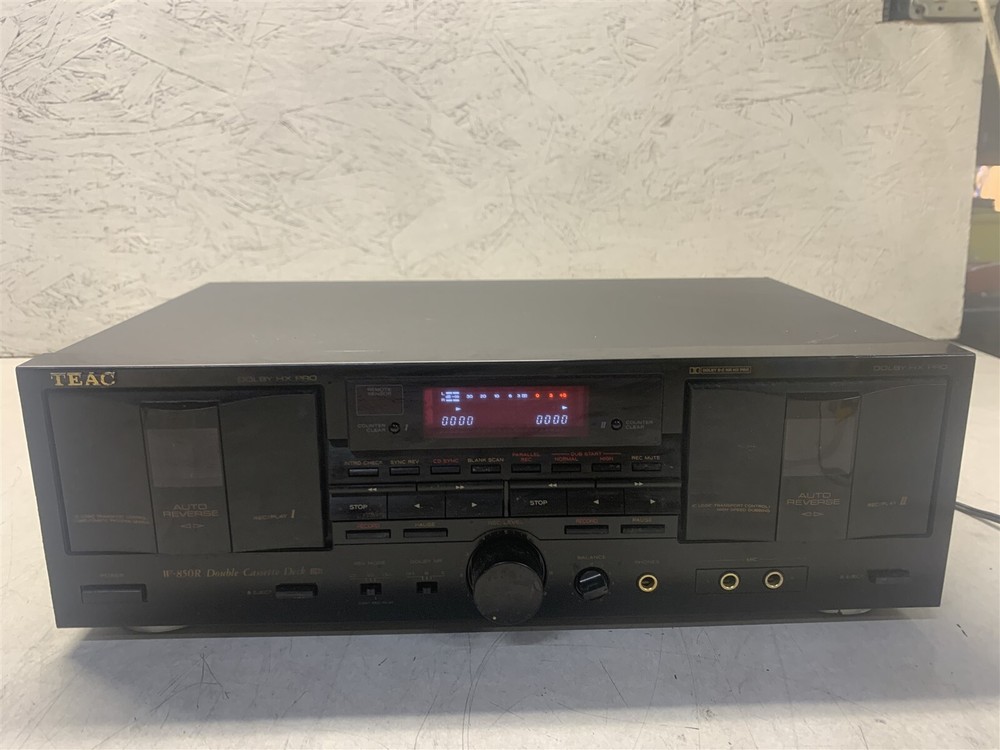 TASCAM W-850R DOUBLE CASSETTE DECK