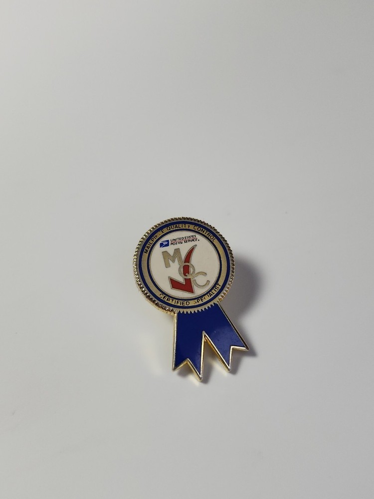 US Post Office Lapel Pin Mail Piece Quality Control Certified Specialists