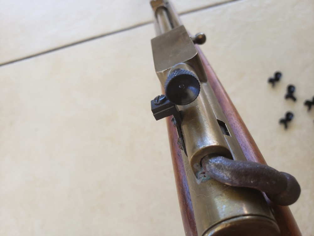 3 Benjamin #273 peep sight.