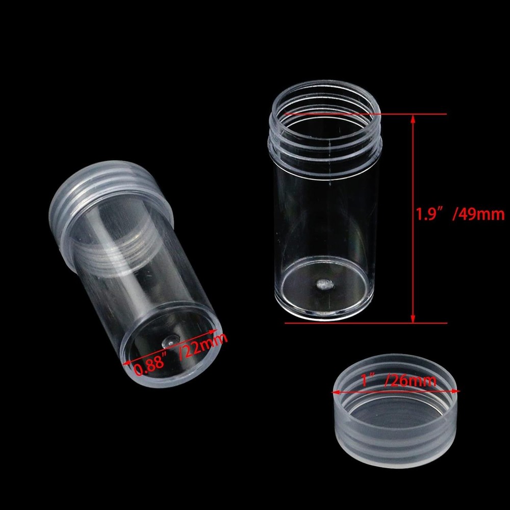 20 Pack Diamond Embroidery Storage Jars Small Beads Storage Container Refills...