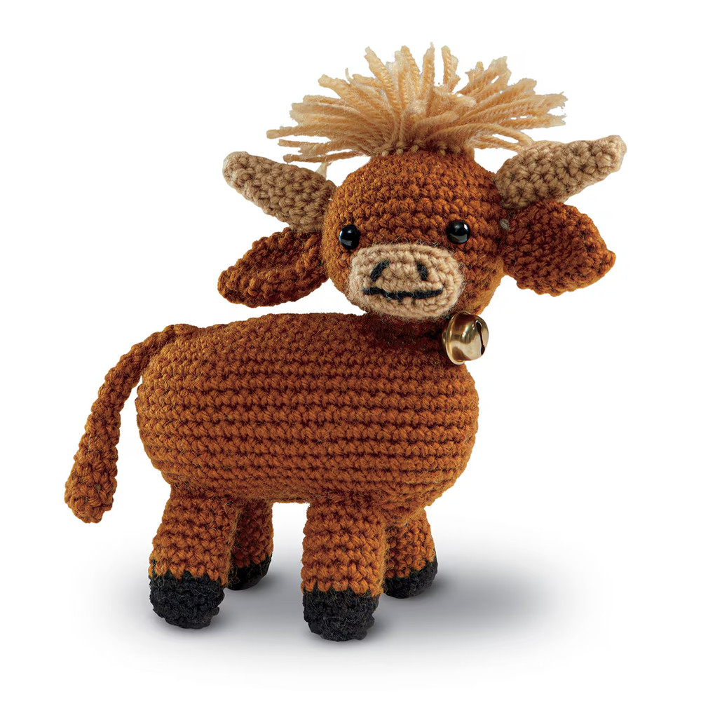 Loops & Threads Crochet Kit "Highland Cow"