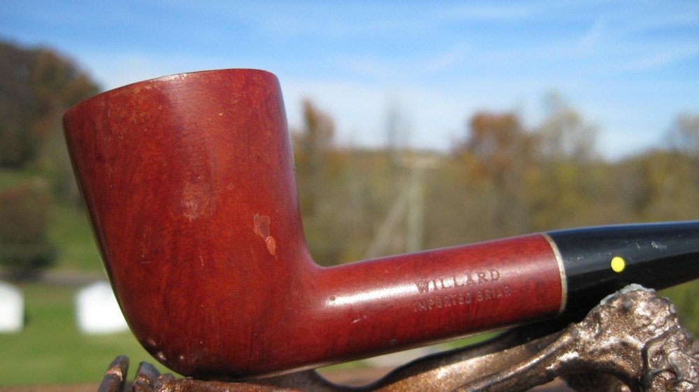 Willard Imported Briar Smooth Dublin Estate Pipe 5.3/4" :L