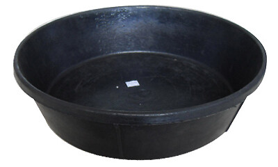 Feed Pan, Rubber, 15-Gals.