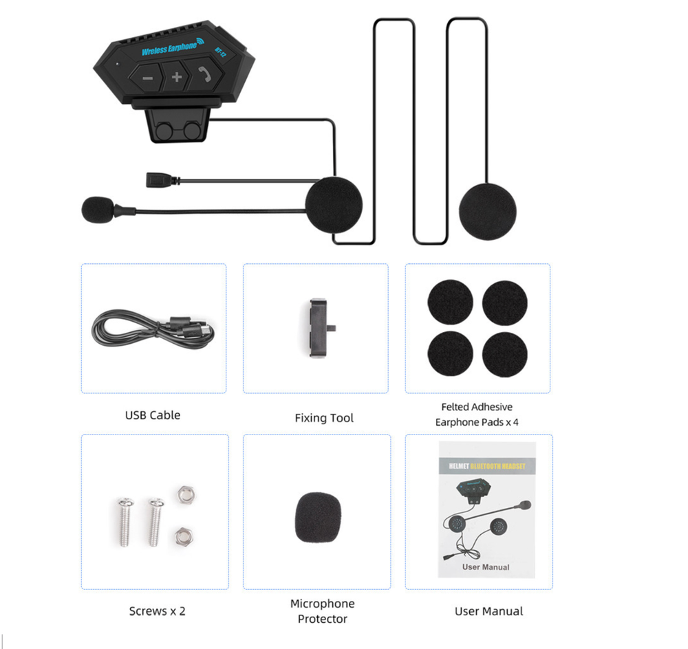 Motorcycle Helmet Bluetooth