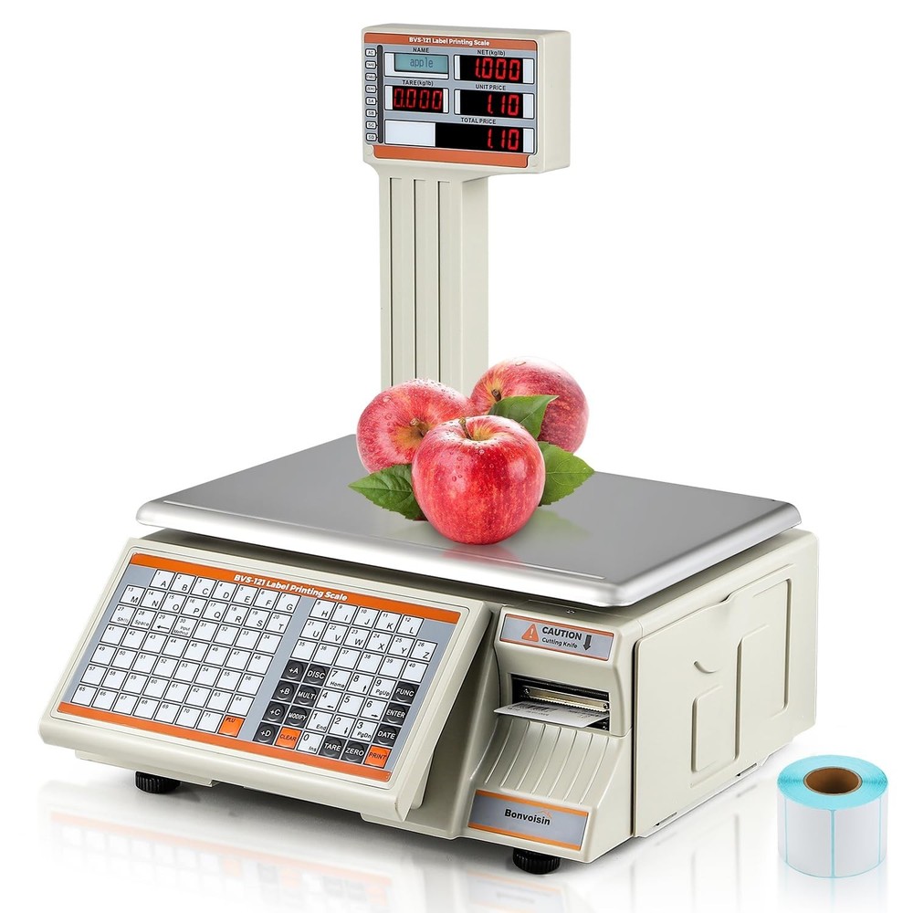 Label Printing Scale 66 Lb Price Computing