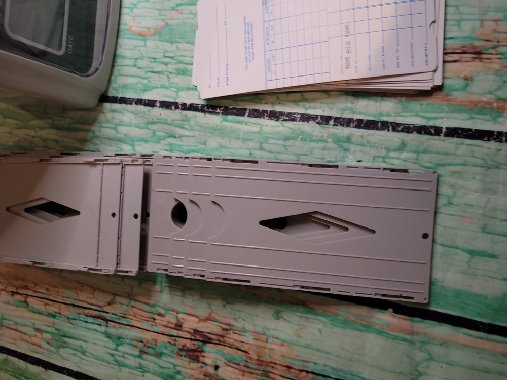 Time Recording Electronic Clock Time Clock Equipment- With Timecards Missing Key