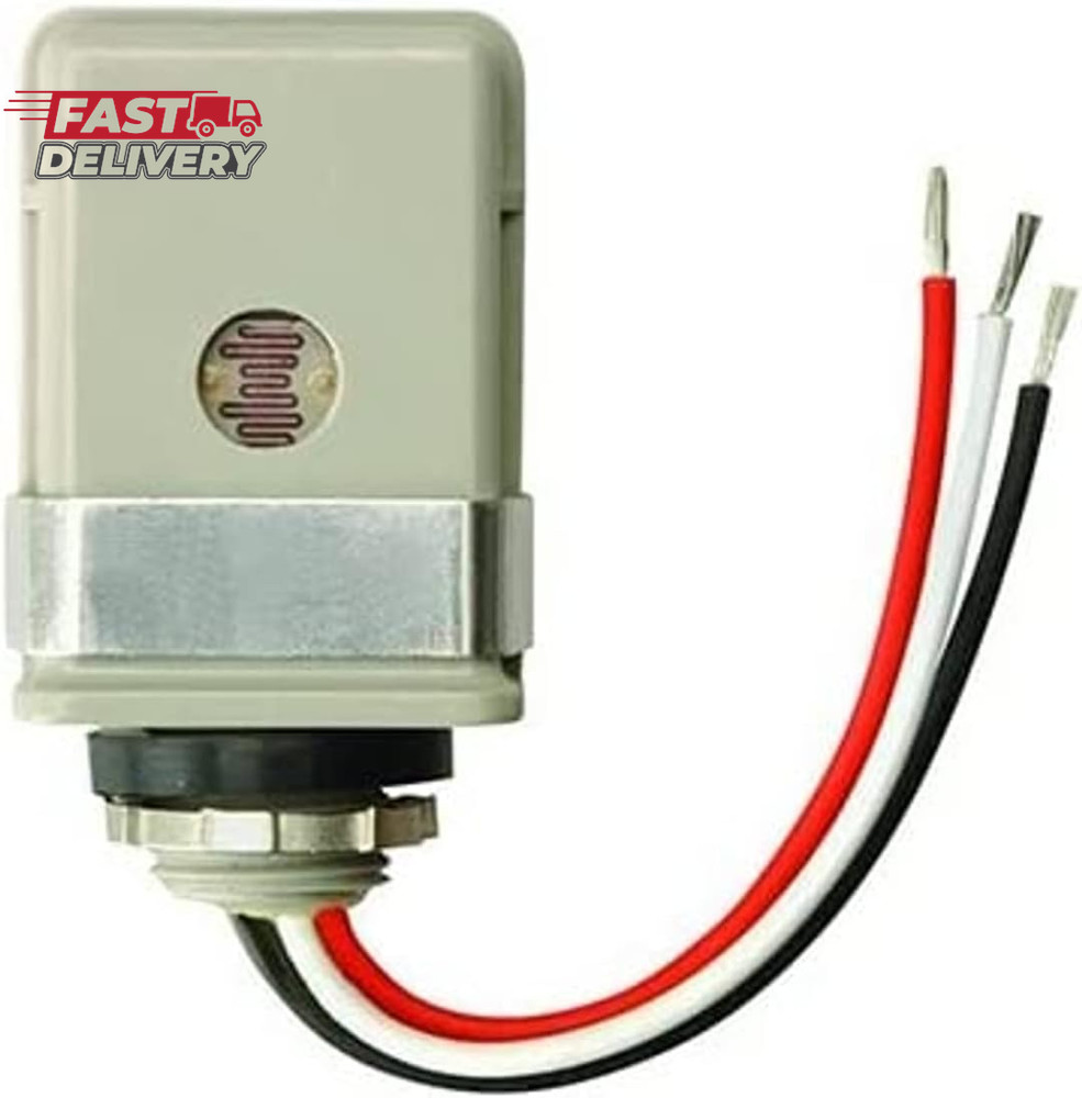 Southwire Woods Outdoor Hardwired Stem Mount Light Control Sensor - Automatic Ou