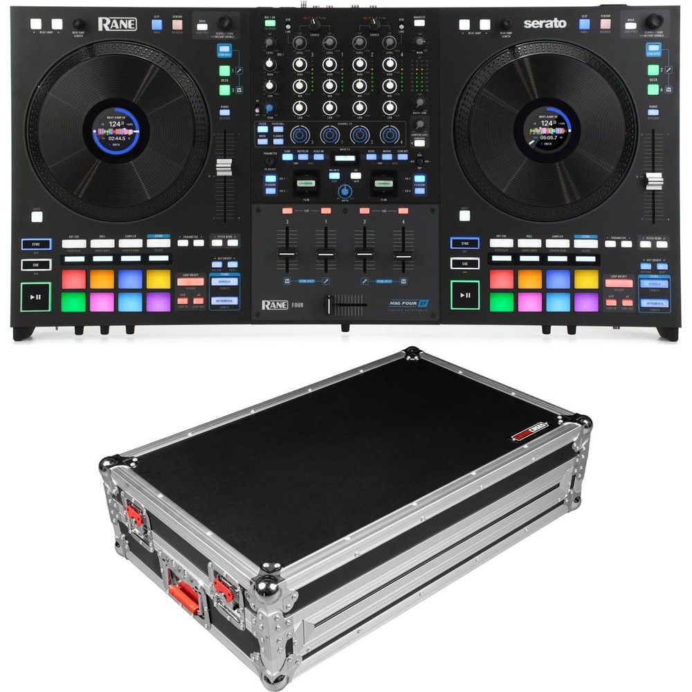 Rane Four 4-channel DJ Controller with Flight Case