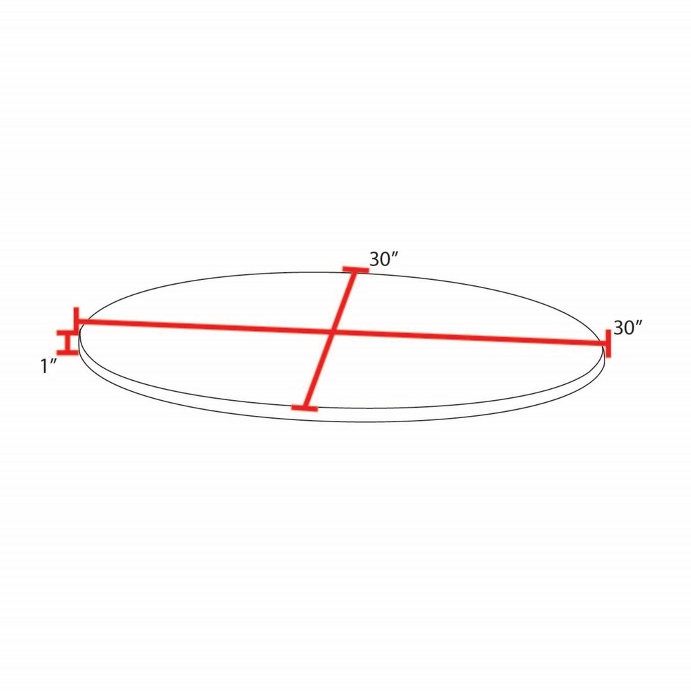 Regency 30 in. Round Laminate Double Sided Table Top- Cherry or Maple