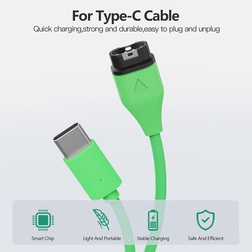Advanced USB Type-C Charging Cable for Garmin Watches - Quick & Safe Charging