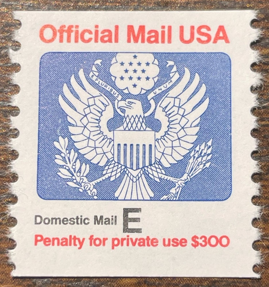 O140 Official Coil E Rate Stamp (25 Cents), MNH
