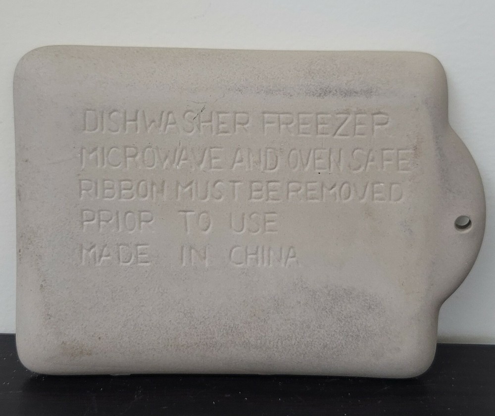 Stoneware Cookie Mold Bunnies Sheep Lamb Chick Easter Spring