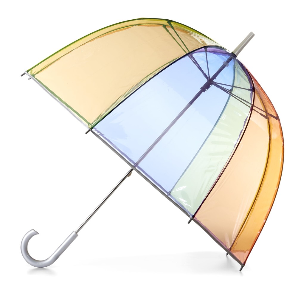 Totes Bubble Rain Umbrella, Clear ,Foldable ,Handheld, Long Handle