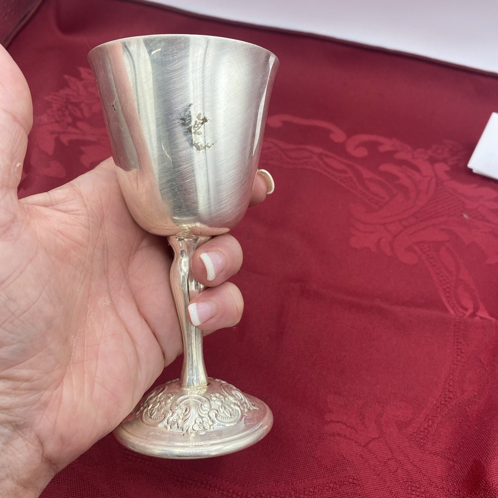 Gorham ITALIAN PROVINCIAL Silverplated Repousse Wine Goblet- YC98 -