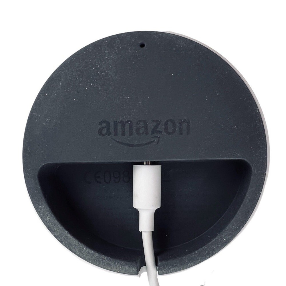 Amazon Echo Smart Assistant White 1st Gen Power Cord Powers On