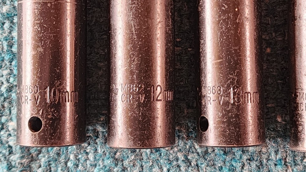 8-Piece Performance Tool 1/2" Drive 6-pt Deep Impact Sockets! Chrome- Vanadium!