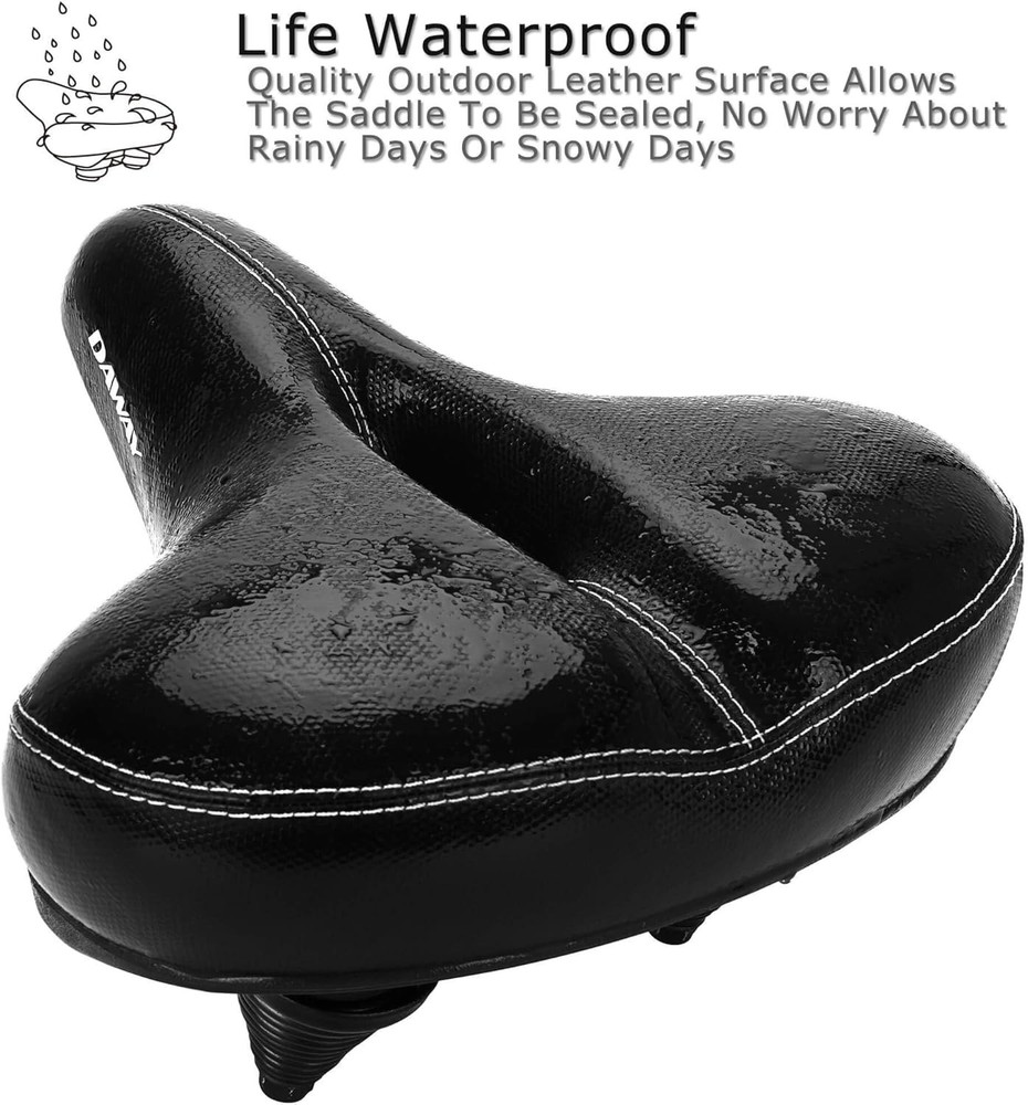 Memory Foam Bicycle Saddle Compatible with Peloton & More – Easy Installation