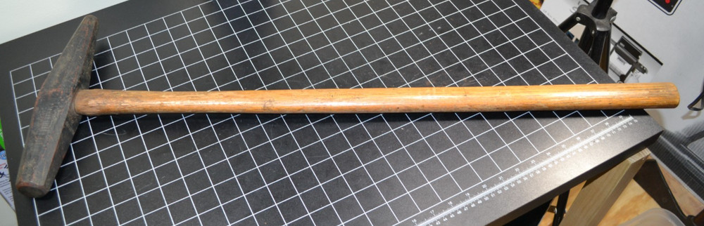 HUBBARD - 8# - STANDARD PATTERN SPIKE MAUL WITH THE ORIGINAL HANDLE