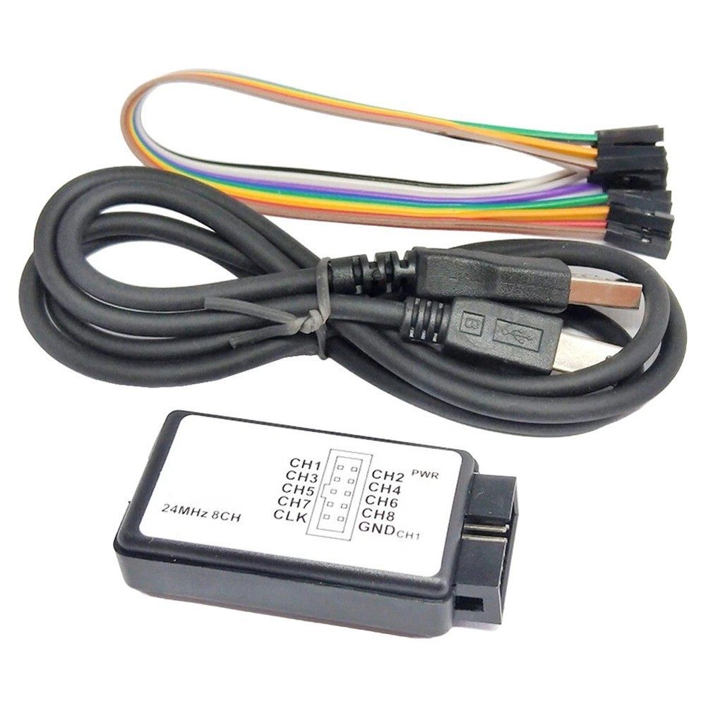 USB 24M Logic Analyzer for Analyzing UART Signals with 8 Channel Support