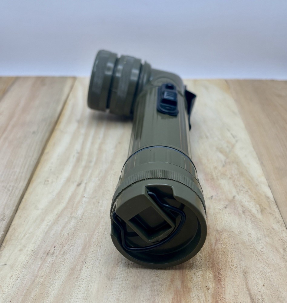 Fulton Angled Head Flashlight MX-991/U Military Issue Light With Filters