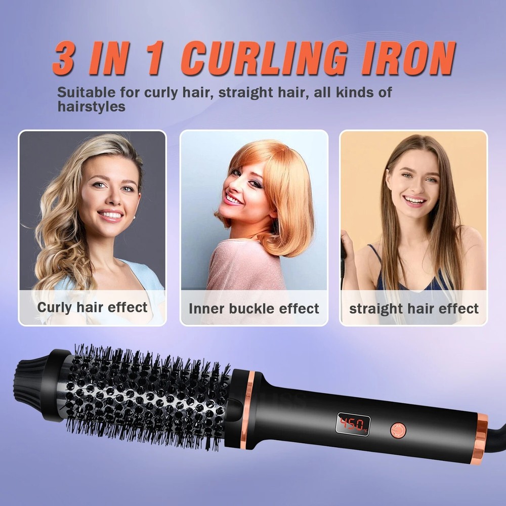 Curling Iron Straight Curling Iron Large Curl Inside Button Bangs Perm Iron