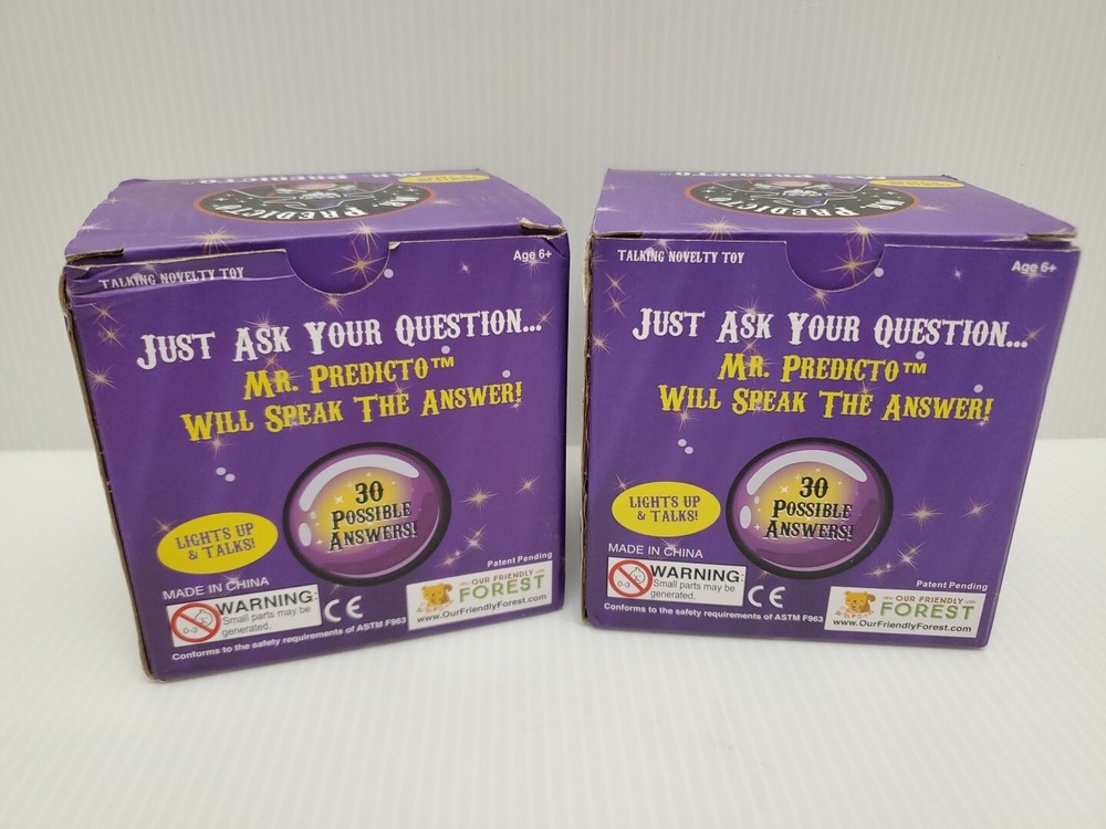 Mr. Predicto Fortune Telling Ball - Ask Question & He Speaks Answer - 1 Ball