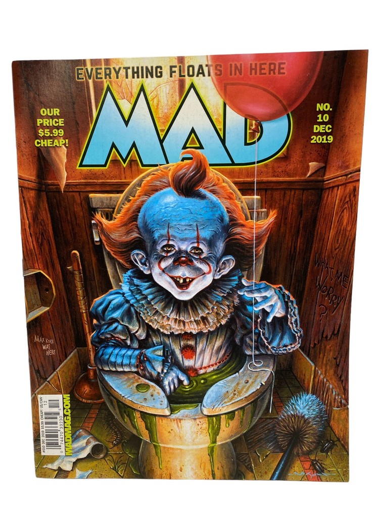 MAD MAGAZINE, No. 10 December 2019, Everything Floats In Here Issue