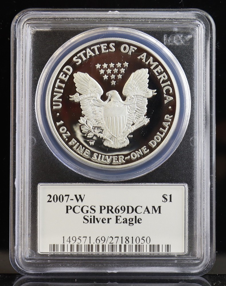 2007-W American Eagle PCGS PR69DCAM