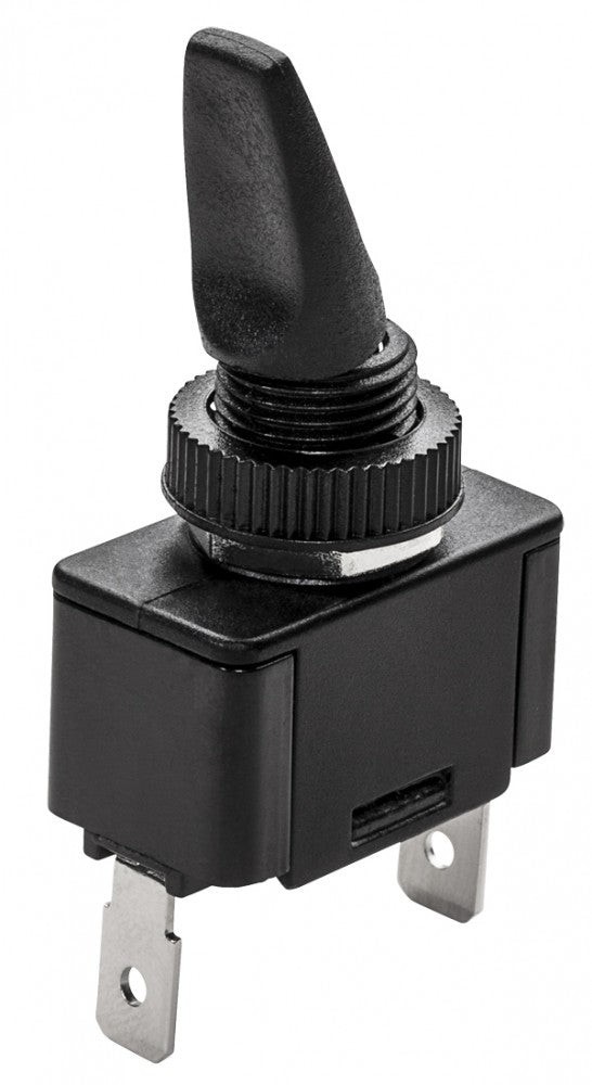 WHITECAP S-8080C BLACK TOGGLE SWITCH (MOM. ON/OFF/MO