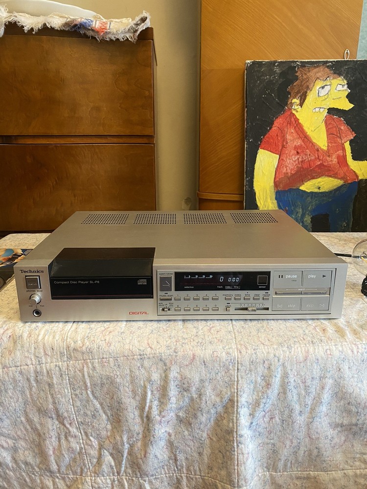 Technics SL-P8 Vintage Compact Disc Player needs repair