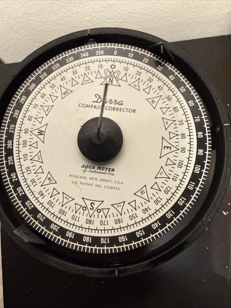 Vtg DARRA Compass Corrector W Box And Manual 1960s