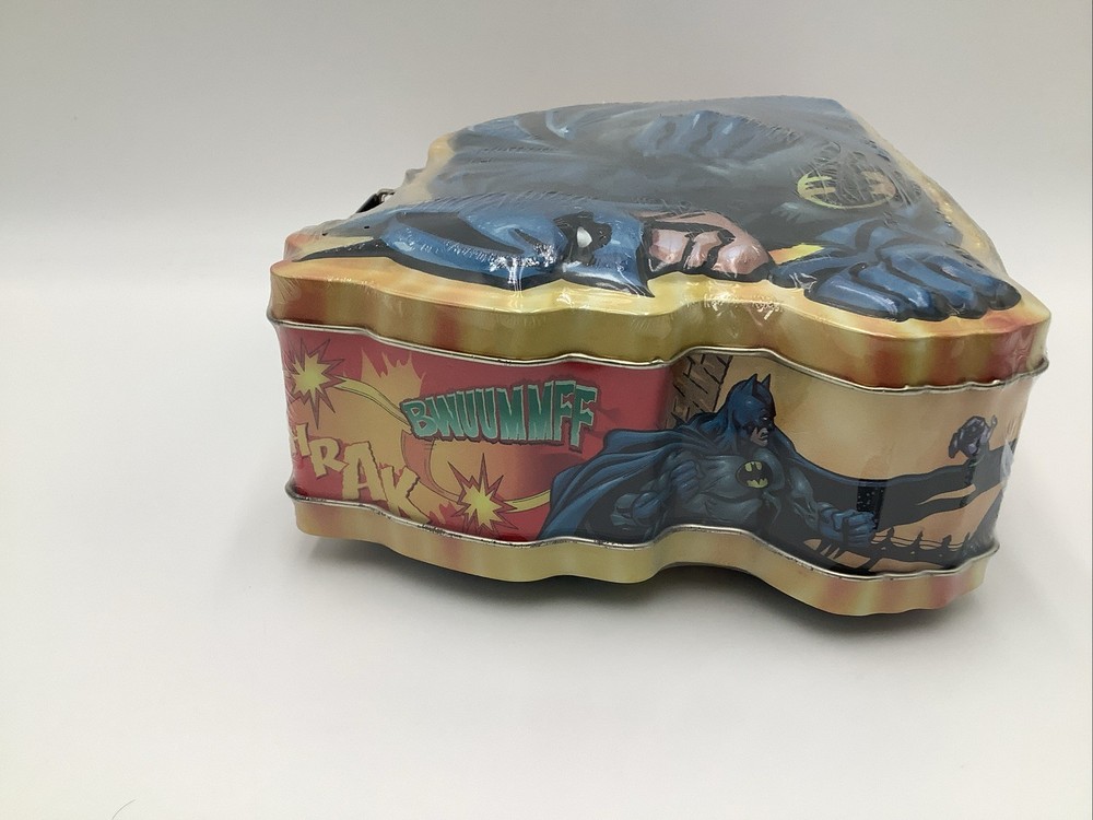 Batman Cartoon Network Tin Lunchbox Sealed WB DC Comics Candy Box