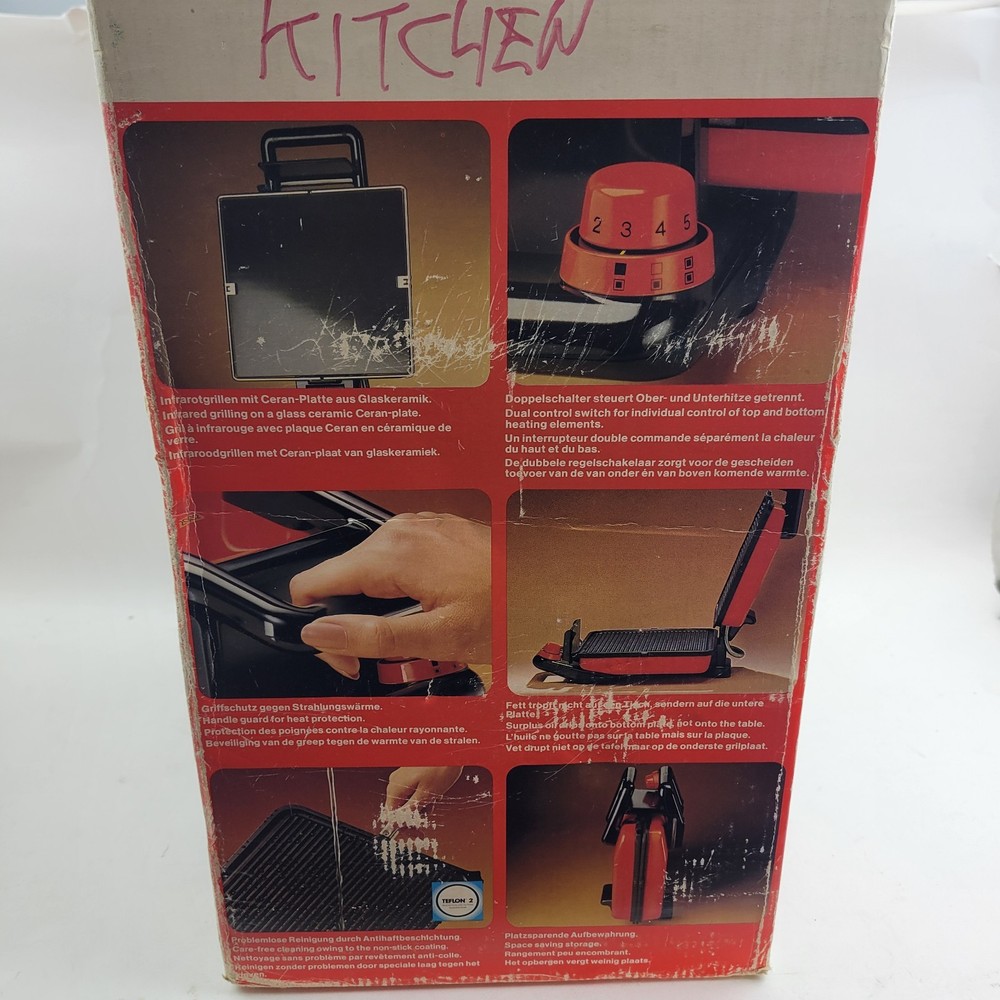 Krups Grill System 2002 Plus. Model 291. Made In Germany