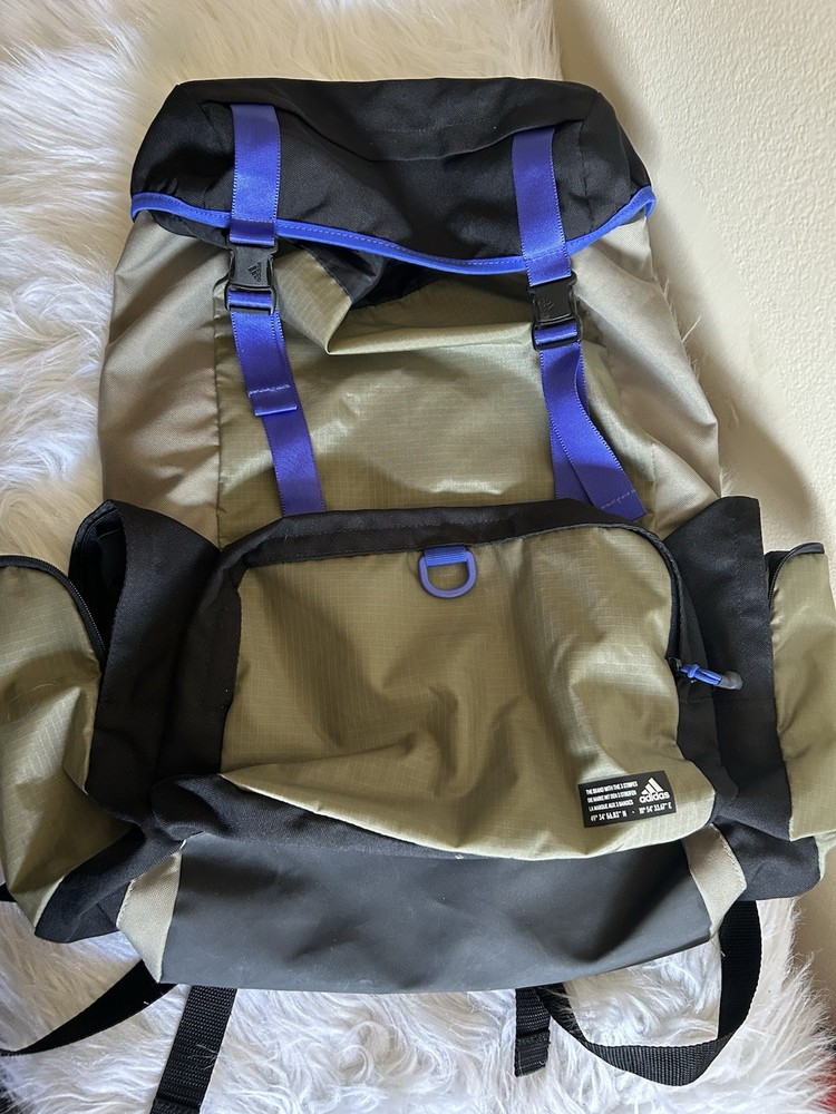 adidas 4ATHLTS Camper Backpack Black/Blue/beige Preowned
