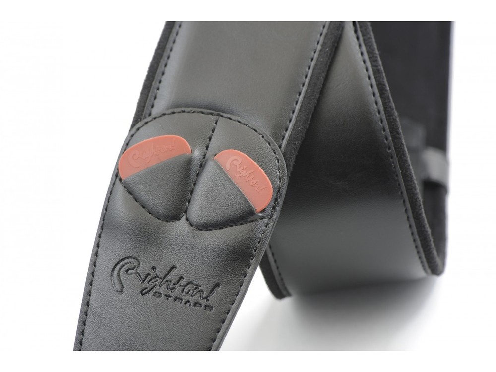 RightOn! Mojo Charm Guitar Strap; Black